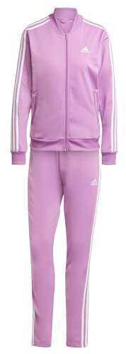 adidas Essentials 3-stripes Track Suit Tuta da ginnastica, Preloved Purple F24 / White, L Donna