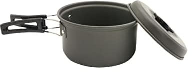 ABOOFAN Health Stew Pot Noodles Bowls Multi-Function Open Fire Heating Pot Ergonomic Handle Easy Clean for Camping Outdoor Use