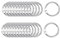 Binderinge, 25 mm, lose Blätter, Ringe für Karteikarten, Büro, Schule, Zuhause, Papiere, Schlüsselanhänger und Duschvorhang, 30 Stück Schulanfang