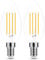 Calugy 2er Pack LED Filament C35 Kerze E14 7W ersetzt 50W, neutralweiß 4000K 806lm dimmbar | LED Kerze | LED E14 | E14 Kerze