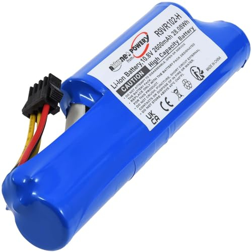 Powerakku für Saugroboter Vileda VR 303, 10,8V, Li-Ion