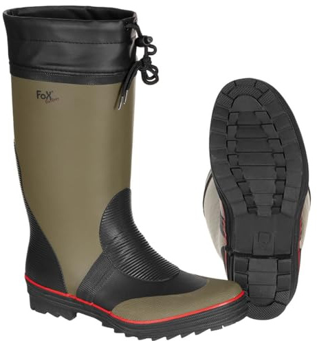 Fox Outdoor Gummistiefel, oliv (oliv, EU Schuhgrößensystem, Erwachsene, Numerisch, M, 39)