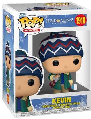 Funko POP! Movies: Home Alone 2 - Kevin McCallister | Offizielles Comedy Merch - Vinyl Sammelfigur als Regal Deko - Geschenkidee zum Geburtstag für Fans und Sammler