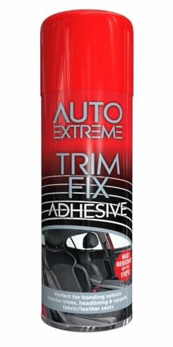 1x Auto Extreme Trim fix Spray 300mlhigh temperature adhesive spray carpet glue for car, van, lining