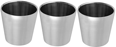 Alipis 1set Acciaio Inossidabile Tazze Riutilizzabili Per Bevande Calde e Fredde Per Uso e Outdoor