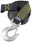 Ayaport Boat Trailer Winch Strap with Hook 2” x 20’ 10000lbs Break Strength Hand Crank Boat Trailer Strap Replacement for Marine Towing Pontoon Fishing Boat Accessories (Stainless Steel Hook, Black)