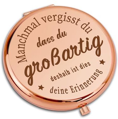 VivaJoy Geschenke für Frauen – Geburtstagsgeschenk für Frauen, Make-up Spiegel Geschenke für Mädchen, Taschenspiegel Geschenke für Frauen, Schwester, Beste Freundin, Kollegin