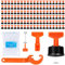 Tile Leveling System Kit, 300 Pcs Reusable Tile Leveler Spacers with 6 Special Wrenches, 1500 Pcs Tile Spacers and 50 Pcs T-Shaped Steel Needles, Tile Installation Tools for Building Wall Floor Tile