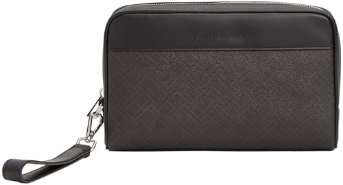 Tommy Hilfiger Pochette monogramme drapeau Th AM0AM14146 pour homme, autres petits accessoires, noir (noir), taille unique
