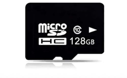 128GB Micro SD Card, Class V10 U1, High Speed TF Flash Memory Card for Phones, Tablets, Cameras