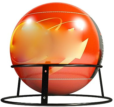 Thonlai Boule D'extincteur, Bombe Incendiaire Automatique à Poudre Sèche de 4 Kg pour le Camping de Véhicule de Bureau à Domicile de Forêt D'entrepôt, avec Conception Portable à L