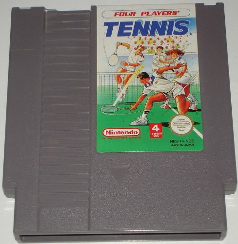 Four Players - Tennis (Nintendo NES) lose