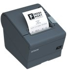 Epson TM T88V Imprimante à reçu N&B thermique en ligne Rouleau (8 cm) jusqu'à 300 mm/sec série, USB