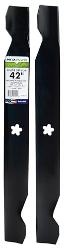 Maxpower 561713 - Set di 2 lame per Poulan Husqvarna, 138971 e 138498