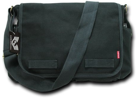 Rapid Dominance Klassische Militär-Kuriertasche, Unisex-Erwachsene, schwarz, Einheitsgröße