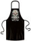 Tini - Shirts Totenkopf Skelett Gotik Kochschürze: Floral skull - Grillschürze one size Fb: schwarz