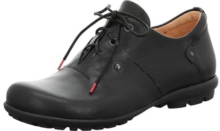 Think! Herren KONG chromfrei gegerbte nachhaltige Halbschuhe, SCHWARZ 0000