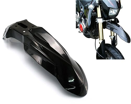 Moto Guardabarros Delantero Negro Para Supermoto Motocross Todoterreno Trail Moto de Cross/Pit