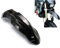 Moto Parafango Anteriore Nero Per Supermoto Motocross Fuoristrada Trail Pit Dirt Bike