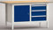 KLW LUTZ Werkbank 1 Türe 3 Schubladen WS177N-1500M40-E1660 - 1,50 m breit