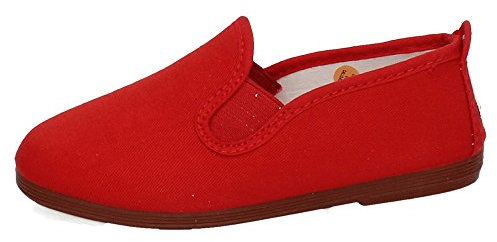 javer 55 Zapatillas de Camping para Mujer Cordones en Color Rojo Mujer Zapatillas Rojo 39