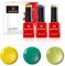 Bluesky Gel Polish, Gel Nagellack Set, Brights. Bicycle Yellow 80576, Limeade 80550, Art Basil 80615. 3 x 5 ml Grun, Blau(Aushärtung unter UV-/LED Lampe erforderlich) er Pack(x)