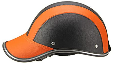 Vintage Casque Jet Casque Moto Demi-Coquille Rétro Casque Ouvert Casque Mobylette Bols Hommes Femmes Adultes Street Scooter Bike Moped Casque Open Face Casque Certification DOT/ECE,Orange