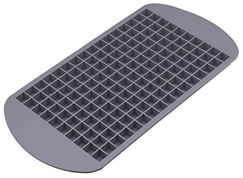 DBOO 160 Grids Silicone Ice Cube Tray Mini Square Ice Cube Mold Reusable Flexible Ice Mold Non Breakable Ice Cube Making Tool for Whiskey, Cocktail, Milk, Juice, Chocolate and Other Drink