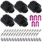 ECSiNG 5 Ensembles Connecteurs Femelles à 3 Broches pour Voiture avec Bornes Femelles et Joints Kit de Prise de Capteur Femelle 3D0973703 1J0973703