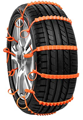 Autoreifenkette Winter 40 Pcs,Auto Schneeketten Reifen,Universal Rubber Nylon Reifenkette Anti,FüR Dacia Duster Logan Mcv Sandero Stepway Dokker Lodgy