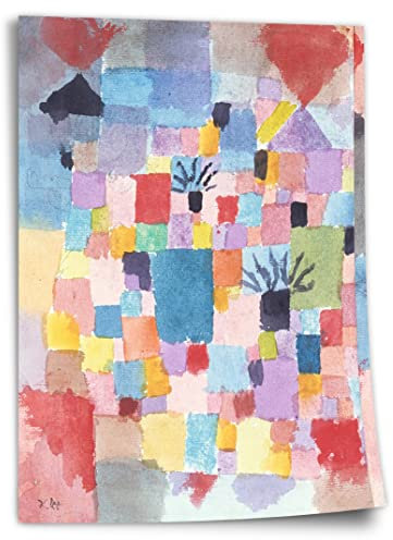 Printistico Poster Paul Klee - Südliche Gärten (1919) Kunstdruck ohne Rahmen, Wandbild - A4, A3, A2, A1, A0, XXL - Wohnzimmer, Schlafzimmer, Küche, Deko