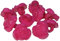 AERZETIX - C56580 - Satz von 10 Knöpfe zum nähen in form rose 10x11x8 mm - farbe rosa - öffnung 3 mm - aus kunststoff - kurzwaren herstellung von kleidung von hand nähen
