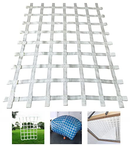 Playground Cargo Net,Custom Size,Rope Ladder Climbing Net Treehouse Accessories Climbing Wall Safety Loft Jungle Gym Nylon Webbing Netting Safety Backyards Playset Play House,Indoor&Outdoor