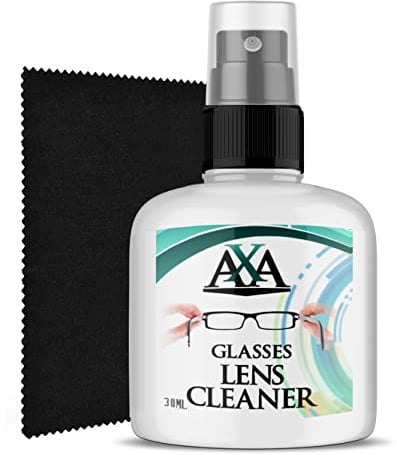 DD1 New Optical Glasses Lens Spray Cleaner Microfibre Free Cloth Wipes Spectacle Camera 30ml, Clear