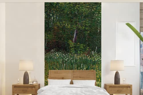 Selbstklebend Tapete Wandpapier Wandaufkleber Fototapete Tapeten Wanddeko 120x240 cm Asnières - Vincent van Gogh