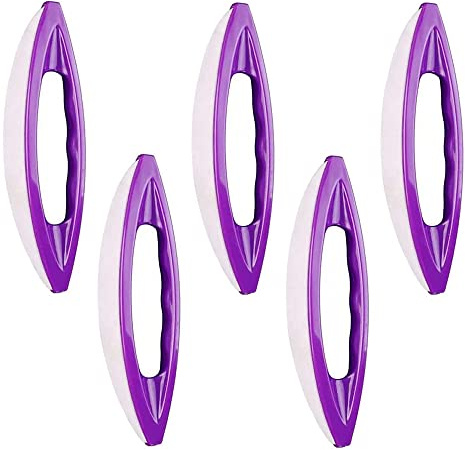 5 Pcs Chamois Nail Files Made Professional Nail Polishing Brush Chamois Nail Files Manicure Tools for Salon Home Cosmetic Manicure Pedicure