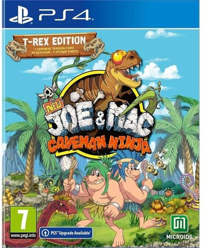 MICROÏDS New Joe & Mac: Caveman Ninja - T-Rex Edition (PS4)