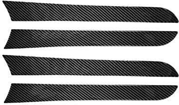 JORAsa Karbonfaser-Innenverkleidung, Rahmenabdeckung, kompatibel mit Audi A4 B8 A5 8T 2009–2016 (Türverkleidung 22)