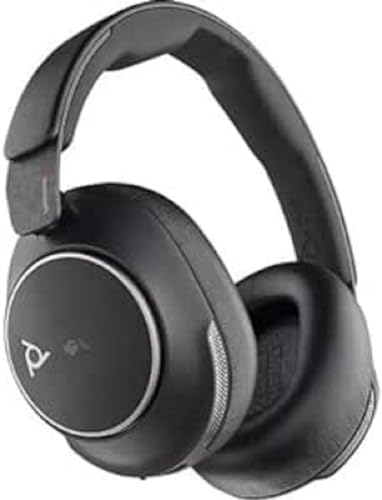 Plantronics Auriculares para equipo de audio Voyager Surround 80 UC Teams, USB-C, Adaptador USB-C/A, VS80T, BT700C, Negro
