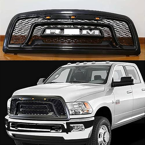VINAMY Auto-Frontkühlergrills für Do-dge Ram 1500 2009-2012 Frontstoßstangenmaske, Autogrill, modifiziertes Zubehör