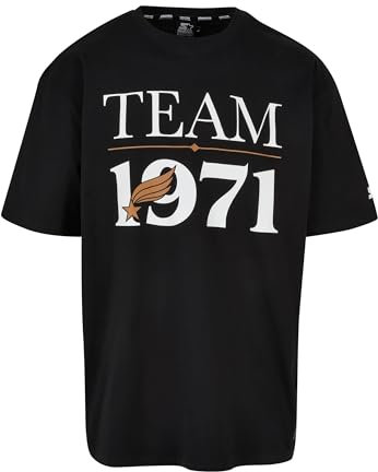 STARTER BLACK LABEL Herren Starter Team 1971 Oversize Tee Black, M