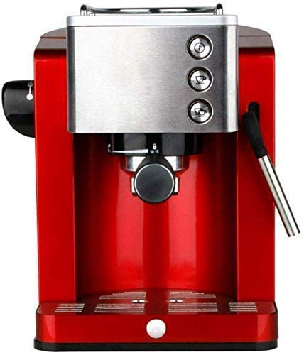 Coffee Machine 15Bar Pump Espresso Machine Semi-Automatic Espresso Coffee Maker Home Coffe Maker Commercial Milk Frother Red Interesting