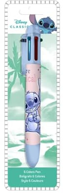 Kids Licensing Accessoires d'écriture de la marque modèle Stylo 6 couleurs Stitch Disney