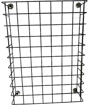 BRICOQUI Griglia salva ustioni per stufe a pellet e legna antiscottatura modello BASE con 4 calamite 30,5 x h 40 cm