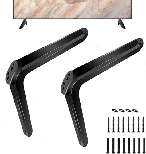 Universal TV Stand Legs - Table Top Replacement Pedestal Riser for 32-55 Inch LCD/LED/Plasma Flat&Curved Screen