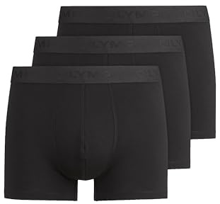 OLYMP Herren Boxershorts 3er-Set,Untershosen,Pants,Shorts,Unterwäsche,Basics,Einfarbig,Anliegende Passform