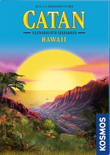 KOSMOS 683542 Catan Hawai, Szenario für die Erweiterung Catan Seefahrer, für 3-6 Personen ab 10 Jahren, Brettspiel Klassiker Siedler von Catan, Gesellschaftsspiel