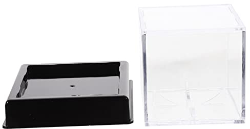 Anneome 1 Set-Box Baseball-aufbewahrungsbox Baseballhalter Aus Acryl Hutvitrine Acryl-baseballhülle Baseball-versorgung Halter Für Baseball-displays Sportzubehör Baseball-ständer Autogramm