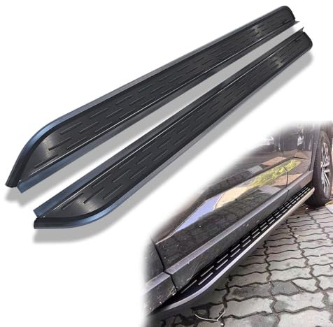 Lot de 2 marchepieds NerfBar en aluminium pour Toyota RAV4 RAV-4 XA50 2019-2025 SUV (avec supports)