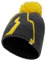LA SPORTIVA Herren Damen Mütze Skimütze Strickmütze Bommelmütze Dorado Beanie, Farbe:Anthrazit, Größe:L/XL, Artikel:-900100 Carbon/Yellow